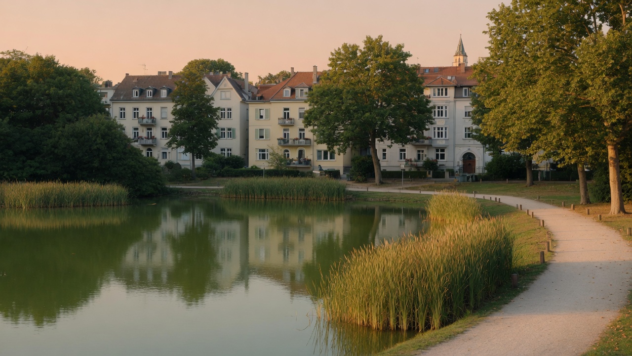 Wohnquartier in Freiburg-Waldsee